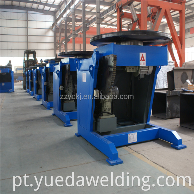 Yueda China Welding posicionador Rotary posicionador de soldagem Welding Mesa giratória